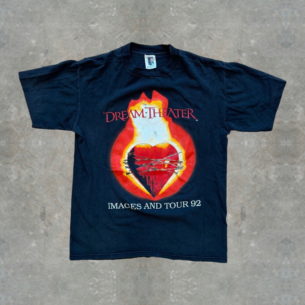 Vintage 90s Dream Theater 1992 Band Tee Single Stitch Mens Large